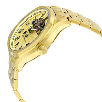 Open Box - Brooklyn Dunham Skeleton Men's Automatic Ivory Dial Men's Watch