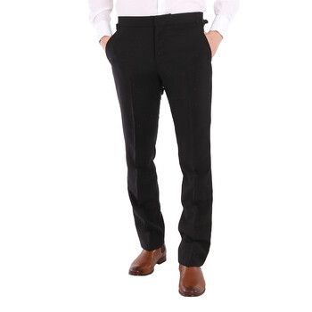 burberry wide straight スラックス trousers Burberry Check Silk Drawstring Pants | Saks Fifth Avenue