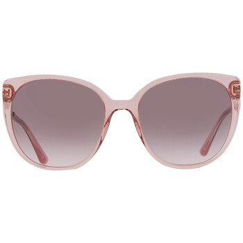 VERSACE スクエアフレムサンクラス 0VE4460D 5394V0 Versace Clear Gradient Red Square Ladies Sunglasses VE4460D