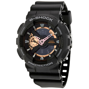 Open Box - Casio G-Shock Black Dial Resin Men's Watch GA110RG-1A