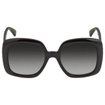 Gucci Grey Gradient Square Ladies Sunglasses GG0713S 006 55