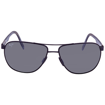 Jim Castles Maui Jim Castles Neutral Grey Pilot Unisex Sunglasses 728-2M 61 ...