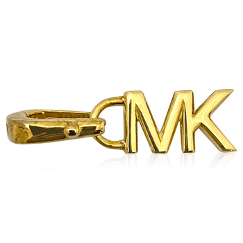 Open Box - Michael Kors  14k Gold-Plated Sterling Silver Mott Logo Charm