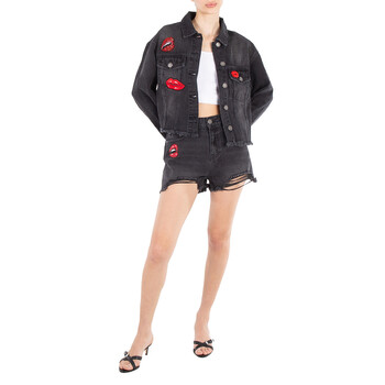 Pinko Open Box - Pinko Ladies Black Limousine Pinko Kiss