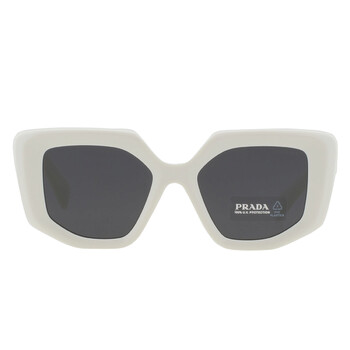 Open Box - Prada Dark Grey Irregular Ladies Sunglasses PR 14ZS 1425S0 50 Open Box - Prada Dark Grey Irregular Ladies Sunglasses PR 14ZS 1425S0 50