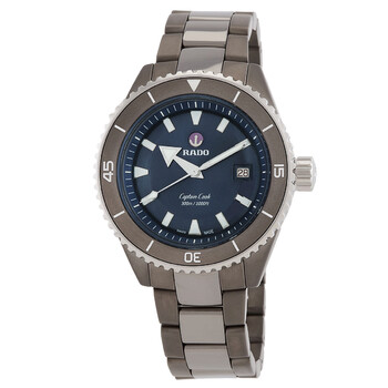Rado HyperChrome Captain Cook Automatic Diamond Silver Dial