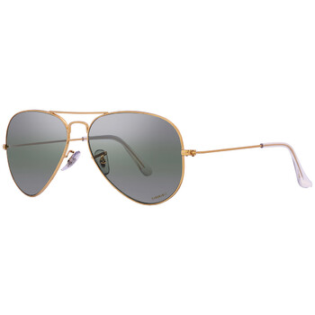 Elvo Pilot Unisex Sunglasses - Size 58/14/140, Blue Frame With Dark Green Lenses, UV Protection, Metal Frame