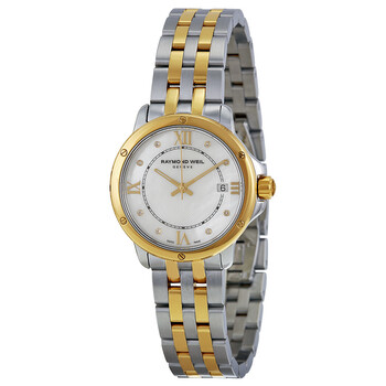 Open Box - Raymond Weil Tango Mother of Pearl Dial Ladies Watch 5391-STP-00995
