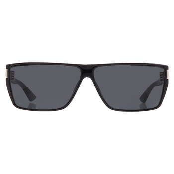 Saint Laurent Black Rectangular Unisex Sunglasses SL 757 001 64