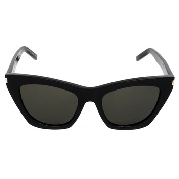 SAINT LAURENT キャットアイサンクラス SLM144 001 Saint Laurent Slm144 Black Female Cat-Eye Sunglasses