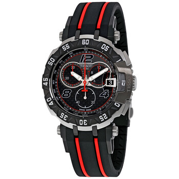 Open Box - Tissot T-Race Moto GP Black Dial Chronograph Men's Watch T0924172720700 T092.417.27.207.00