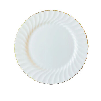 Open Box - Wedgwood Gold Chelsea (Bone) Dinner White Plate