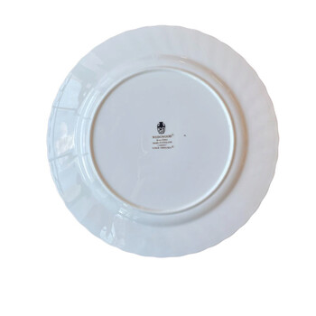 Open Box - Wedgwood Gold Chelsea (Bone) Dinner White Plate