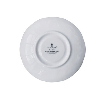 Open Box - Wedgwood Strawberry & Vine (Bone) Saucer for the Flat Cup