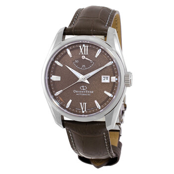 Contemporary Automatic Brown Dial Watch RE-AU0113Y00B