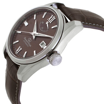 Contemporary Automatic Brown Dial Watch RE-AU0113Y00B