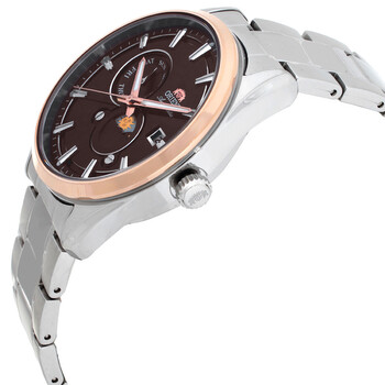Contemporary Stretto Day-Night Automatic Brown Dial Men's Watch RA-AK0313Y30B