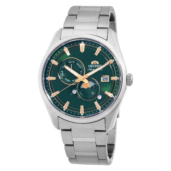 Contemporary Stretto Day-Night Automatic Green Dial Men's Watch RA-AK0314E30B