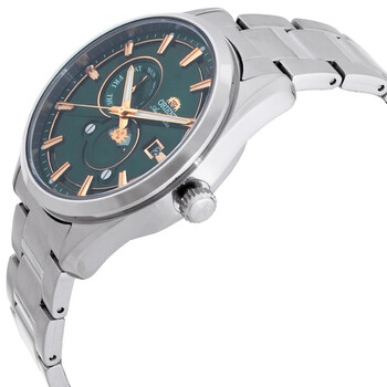 Contemporary Stretto Day-Night Automatic Green Dial Men's Watch RA-AK0314E30B
