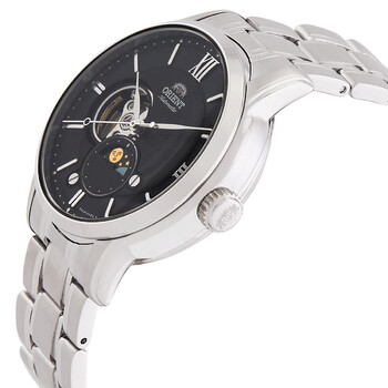 Sun and Moon Automatic Black Dial Men's Watch RA-AS0008B10B