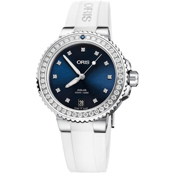 Aquis Automatic Diamond Blue Dial Watch 01 733 7731 4995-07 4 18 63FC