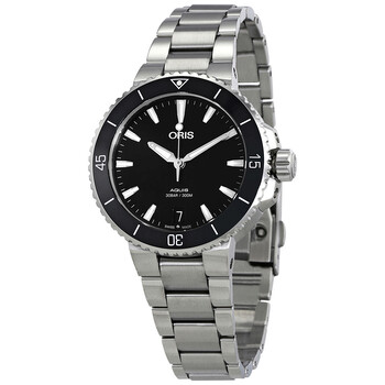 Aquis Automatic Black Dial Ladies Watch 01 733 7731 4154-07 8 18 05P
