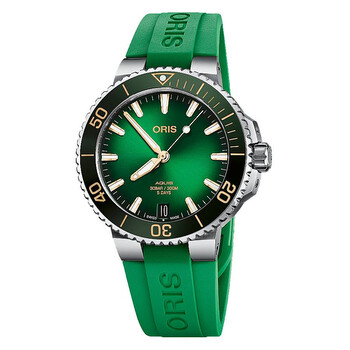 Aquis Date Automatic Green Dial Men's Watch 01 400 7769 4127-07 4 22 77FC