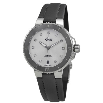 Aquis Date Diamond Dial Automatic Ladies Watch 01 733 7731 4191-07 5 18 45FC