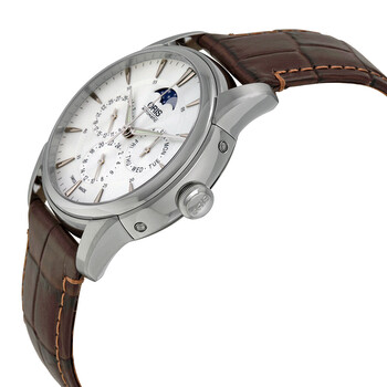 Artelier Complication 2014 Silver Dial Dark Brown Leather Men's Watch 01 781 7703 4051-07 5 21 70FC