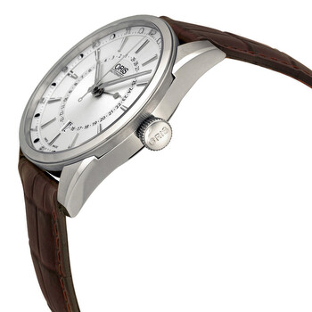 Artix Pointer Moon Silver Dial Brown Leather Men's Watch 76176914051LS