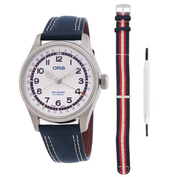 Big Crown Hank Aaron Limited Edition Automatic White Dial Watch 01 754 7785 4081-Set