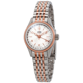 Big Crown Two-Tone Automatic Silver Dial Ladies Watch 01 594 7680 4331-07 8 14 32
