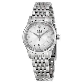 Classic Date Silver Dial Stainless Steel Ladies Watch 01 561 7650 4031-07 8 14 61