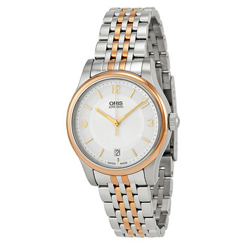 Classic Date Silver Dial Two-Tone Stainless Steel Men's Watch 01 733 7578 4331-07 8 18 63