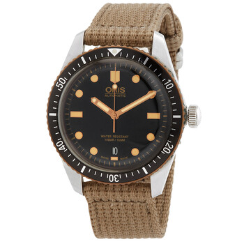 Divers Automatic Black Dial Watch 01 733 7707 4354