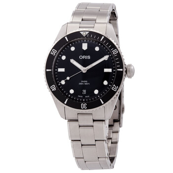 Divers Date Automatic Black Dial Watch 01 733 7795 4054-SET