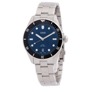 Divers Date Automatic Blue Dial Watch 01 733 7795 4055-SET
