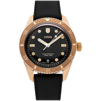 Divers Sixty-Five Automatic Black Dial Men's Watch 01 733 7771 3154-07 4 19 18BR