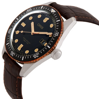 Divers Sixty-Five Automatic Black Dial Men's Watch 733-7720-4354BRN