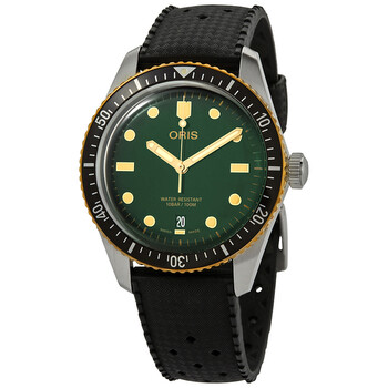 Divers Sixty-Five Automatic Green Dial Men's Watch 01 733 7707 4357-07 4 20 18