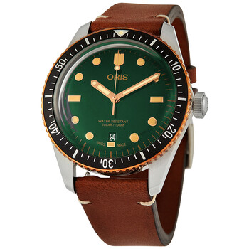 Divers Sixty-Five Automatic Green Dial Men's Watch 01 733 7707 4357-07 5 20 45