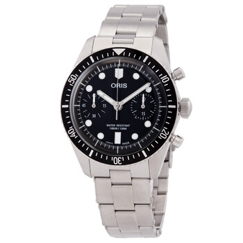Divers Sixty-Five Chronograph Automatic Black Dial Men's Watch 01 771 7791 4054-07 8 20 18 Divers Sixty-Five Chronograph Automatic Black Dial Men's Watch 01 771 7791 4054-07 8 20 18
