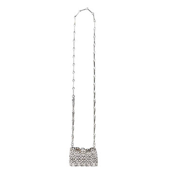 Paco Rabanne 1969 Micro Shoulder Bag 23PSS0336MET402-SILVER