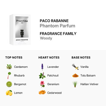 Men's Phantom Parfum Spray 1.7 oz Fragrances 3349668614585