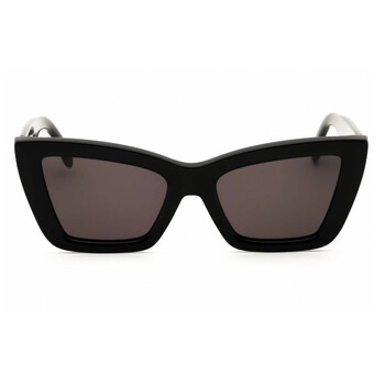 Palm Angels Gilroy Dark Grey Oval Unisex Sunglasses PERI051  display picture 1