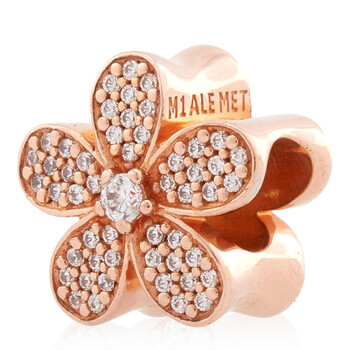 Pandora 14k Rose Gold-plated Daisy Flower Pave Charm 781480CZ