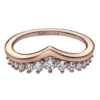 14k Rose Gold-Plated Timeless Wish Pave Ring