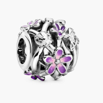Daisy Sterling Silver Charm