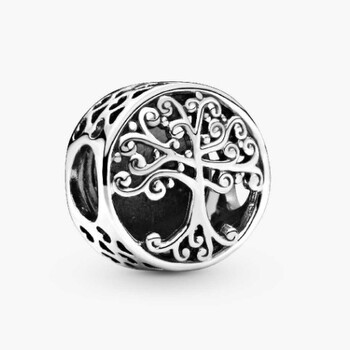 Family Tree Silver Charm