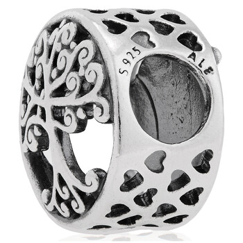 Family Tree Silver Charm
